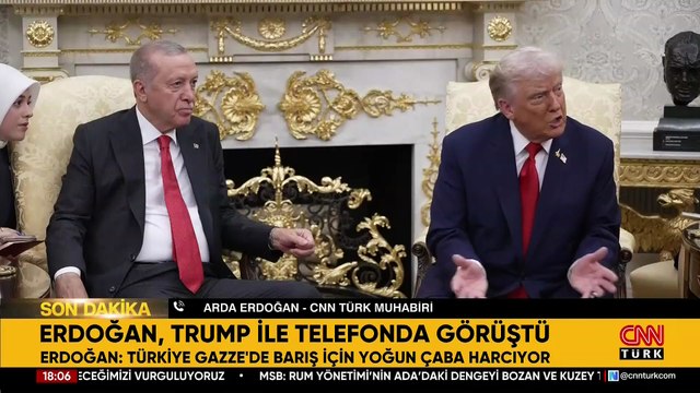 Son Dakika: Cumhurbaşkanı Erdoğan, Trump ile telefonda görüştü: Ana gündem Gazze