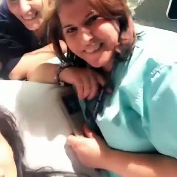 بالفيديو..سيرين عبدالنور في المستشفي بـ"الشهر ا...