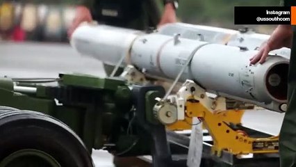 Yhdysvallat esittelee F-35B-hävittäjän aseistusta Venezuelan stealth-syytösten jälkeen