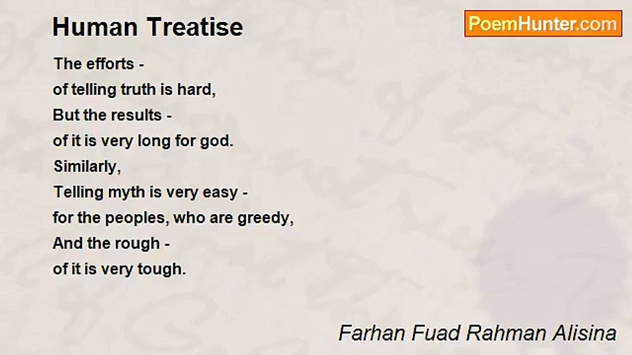 Farhan Fuad Rahman Alisina - Human Treatise