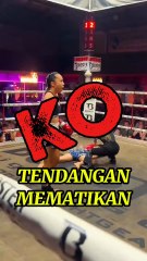 Detik-detik KO! Tendangan Maut Bikin Lawan Tumbang 🥊 #youtubeshorts #boxing #kick #taekwondo