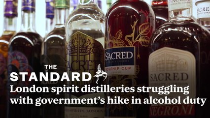 London spirit distilleries struggling  with government’s hike in alcohol duty