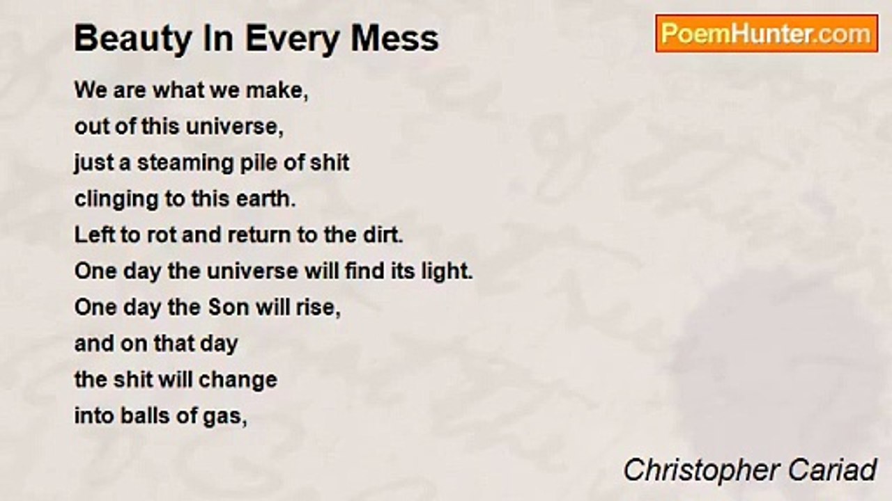Christopher Cariad - Beauty In Every Mess