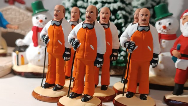 Il crée un santon .. Jean-Claude Dusse pour rendre hommage à l'acteur Michel Blanc