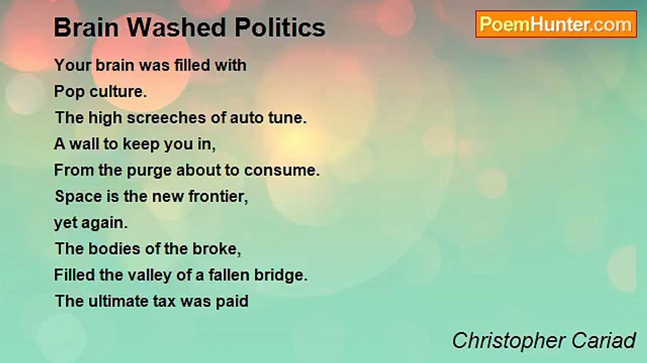 Christopher Cariad - Brain Washed Politics