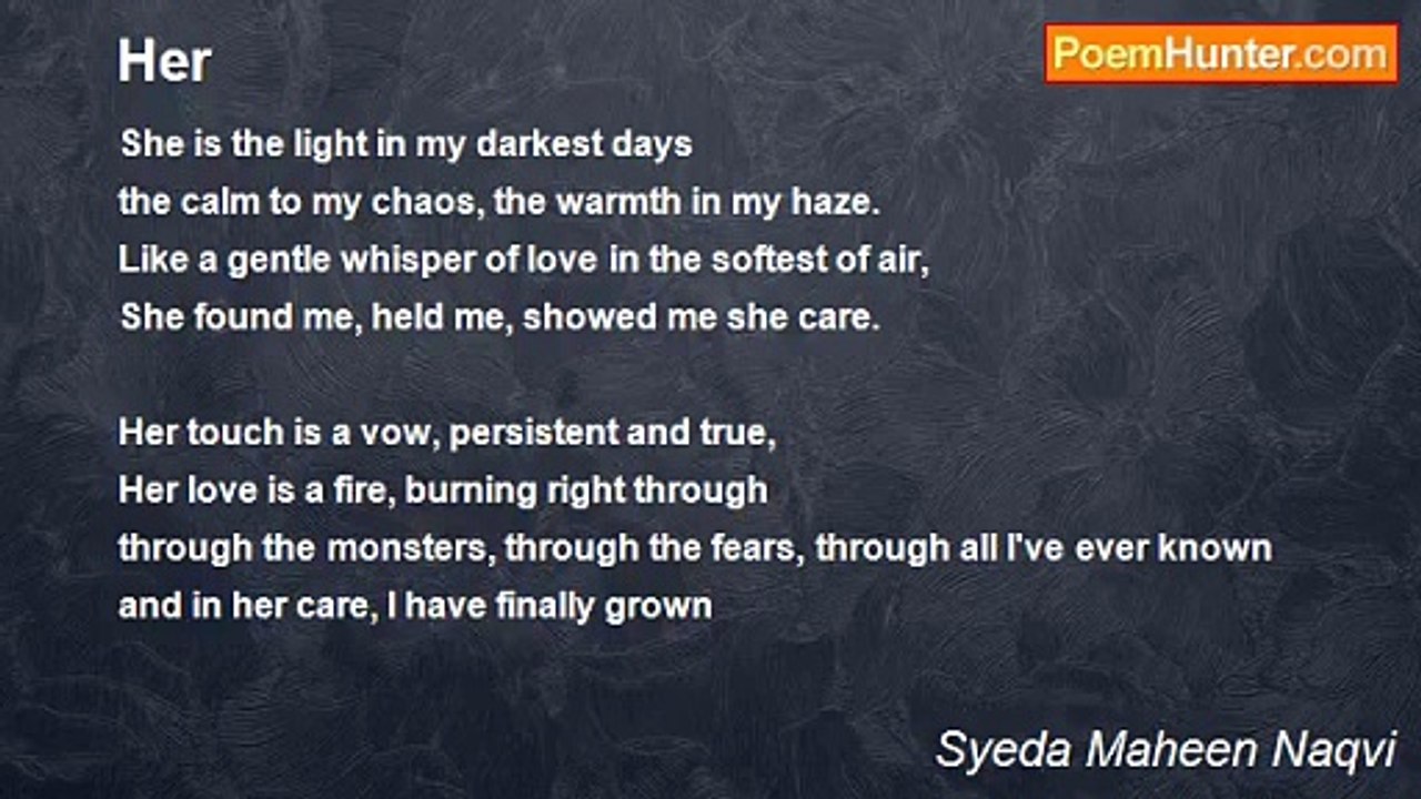 Syeda Maheen Naqvi - Her