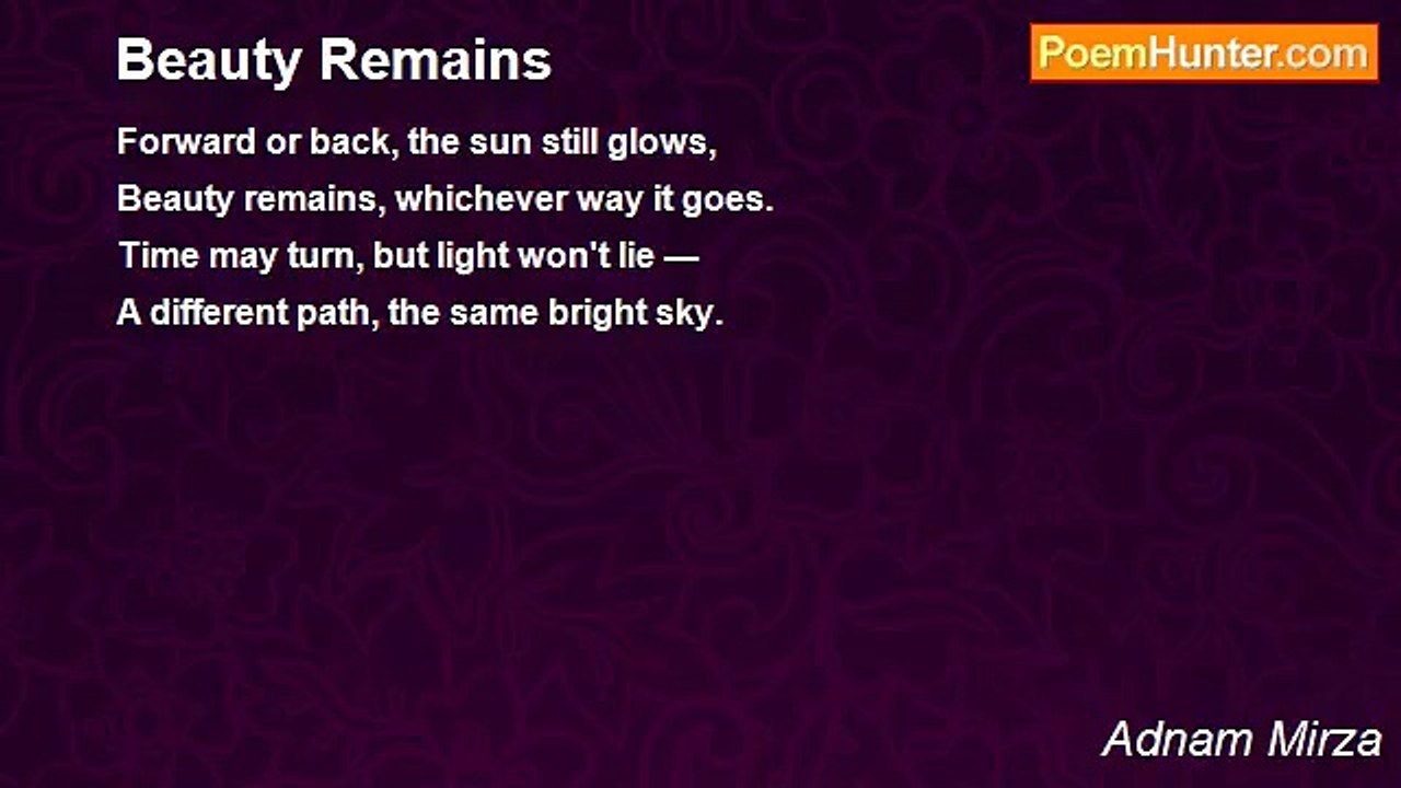 Adnam Mirza - Beauty Remains