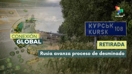 Rusia continúa operaciones de desminado en la región de Kursk