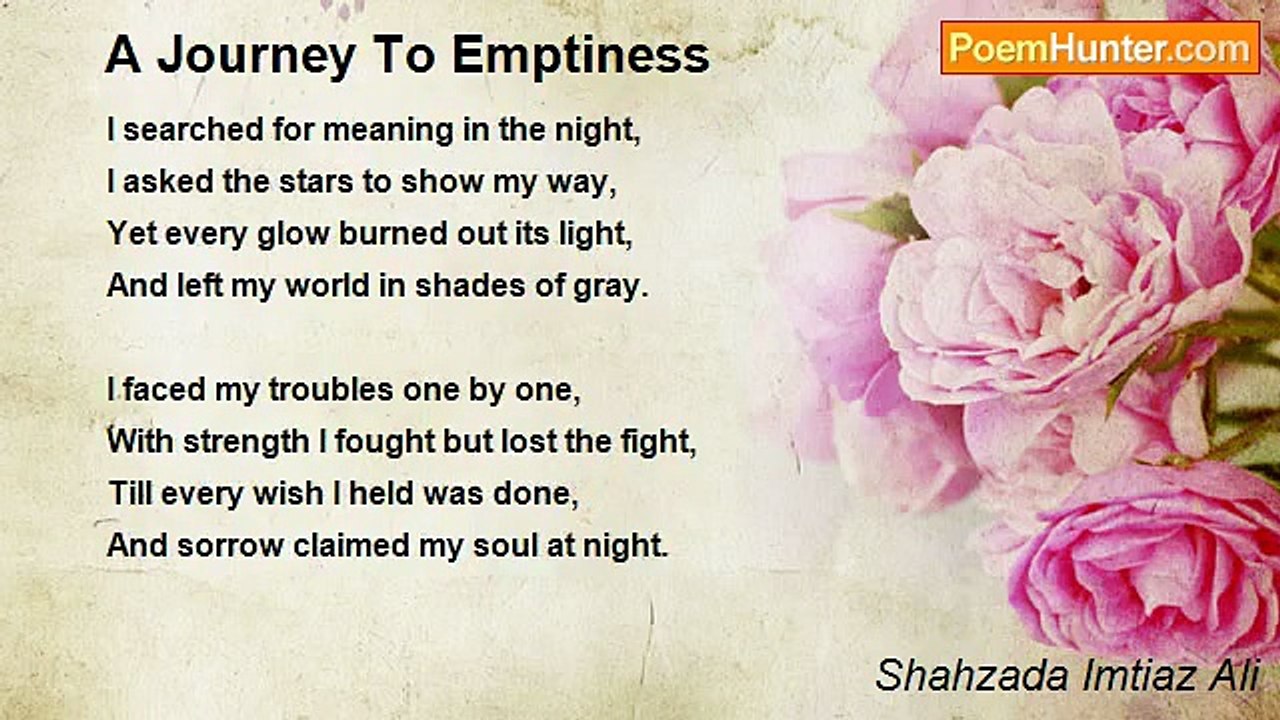 Shahzada Imtiaz Ali - A Journey To Emptiness