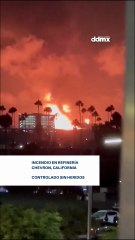 Incendio en refinería chevron, california: controlado sin heridos