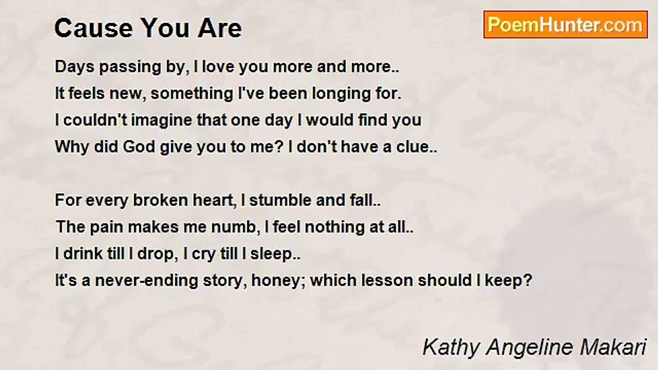 Kathy Angeline Makari - Cause You Are