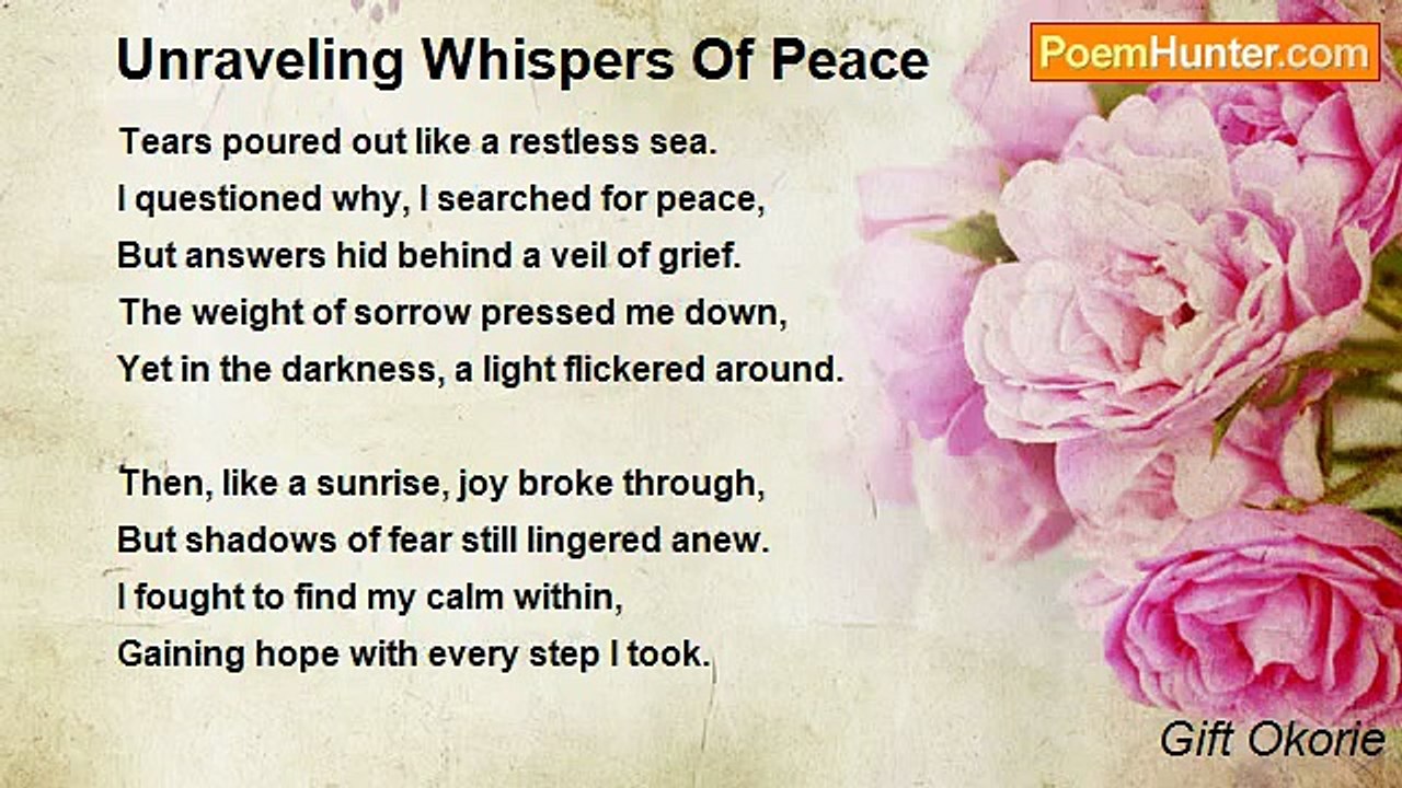 Gift Okorie - Unraveling Whispers Of Peace
