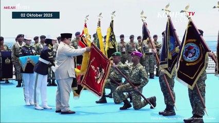 Di Atas Kapal Perang! Presiden Prabowo Beri Tanda Kehormatan ke 18 Prajurit TNI Berprestasi