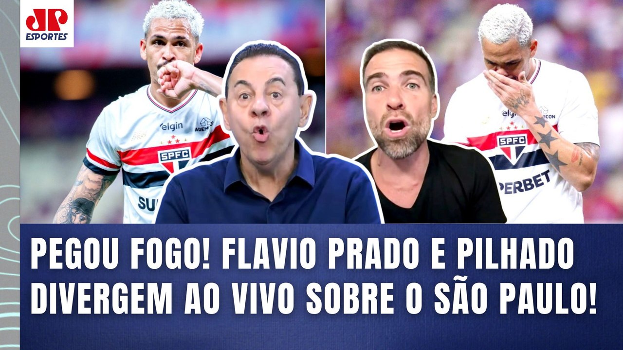 "PELO AMOR DE DEUS!!! VOCÊ JURA MESMO que o SÃO PAULO..." | Pilhado x Flavio Prado