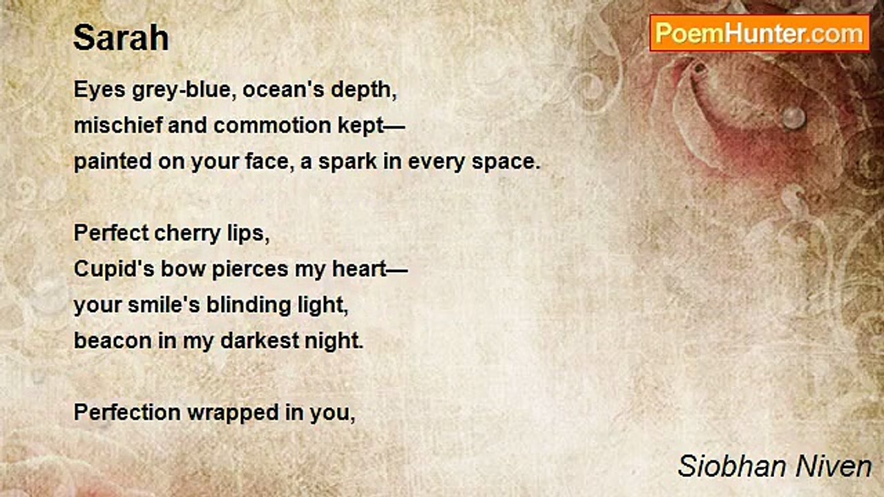 Siobhan Niven - Sarah