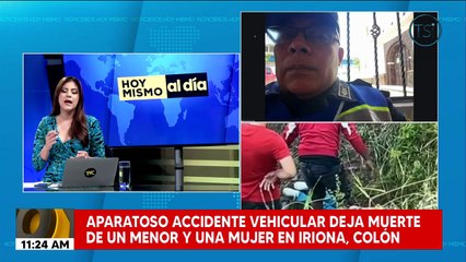 Aparatoso accidente vehicular deja mujer y menor fallecidos en Iriona, Colón