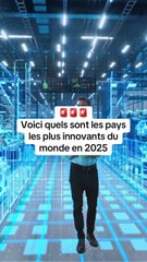 🚨 Voici quels sont les pays les plus innovants du monde en 2025