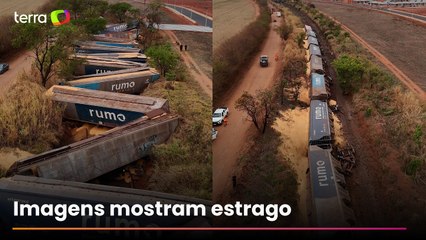Segundo descarrilamento em uma semana: 30 vagões de trem tombam em SP