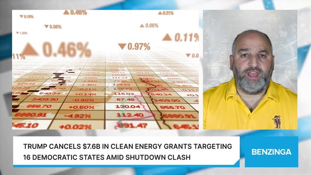 Trump Cancels $7.6B In Clean Energy Grants Targeting 16 Democratic States Amid Shutdown Clash