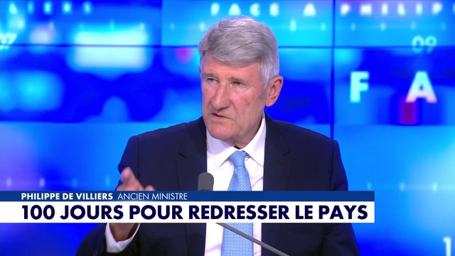 Philippe de Villiers présente ses idées pour redresser le pays