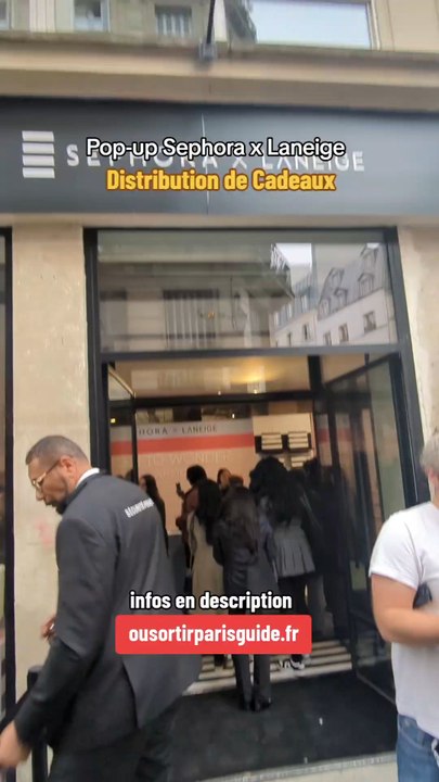 des cadeaux à la fashion week paris