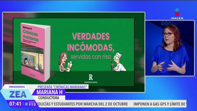 Mariana H. presenta su libro “Crónicas Marianas”