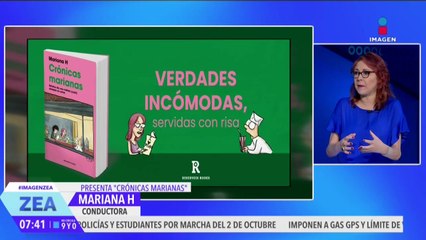 Mariana H. presenta su libro “Crónicas Marianas”