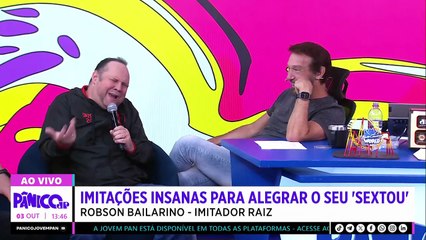 IMITAÇÃO DO RAUL GIL É PROIBIDA?! ROBSON BAILARINO REVELA POLÊMICA COM APRESENTADOR! VEJA ÍNTEGRA