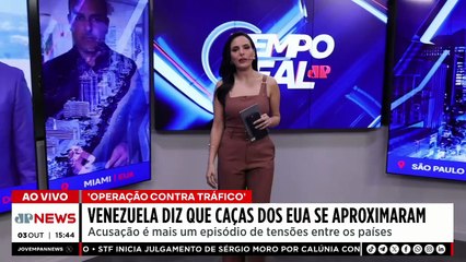 Venezuela denuncia 5 caças dos EUA próximos à costa | TEMPO REAL