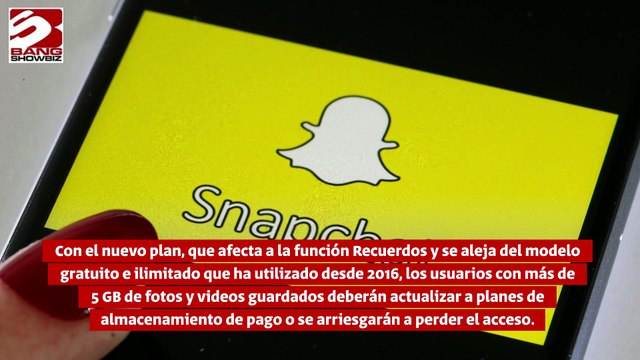 Cobrará Snapchat por almacenar fotos y videos antiguos