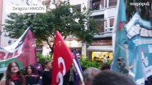Más de un millar de personas vuelven a las calles de Zaragoza en solidaridad con Gaza