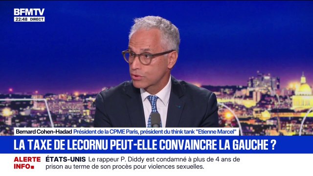 Doit-on taxer le patrimoine financier ? Pour Bernard Cohen-Hadad, président de la CPME Paris, il faut une plus grande équité fiscale