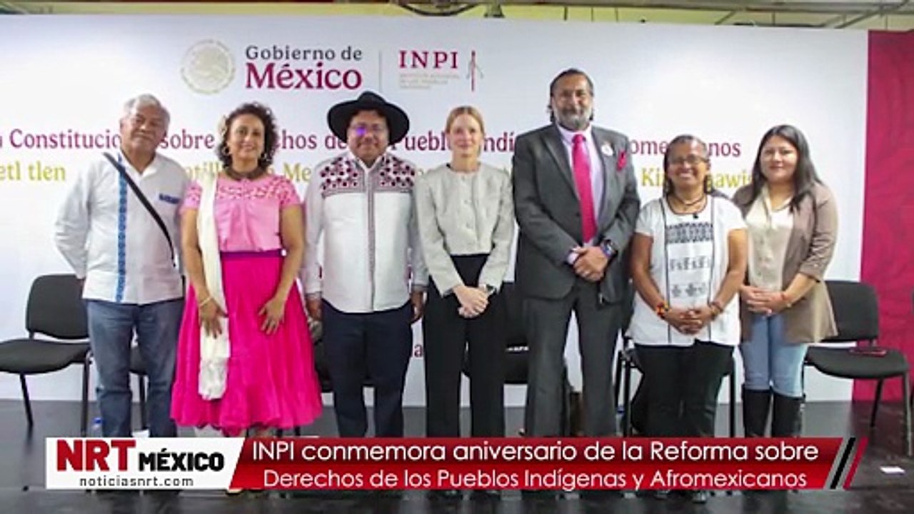 INPI conmemora primer aniversario del Decreto de Reforma Constitucional sobre Derechos de los Pueblos Indígenas y Afromexicanos