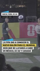 Presentación de "TRIONDA" el balón oficial de la copa del mundo 2026