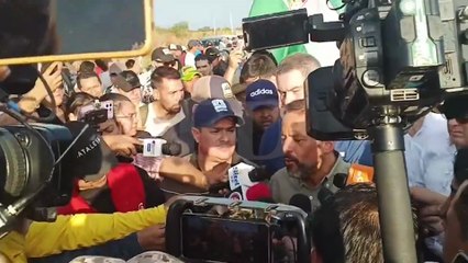 Declaraciones de Camacho luego de desalojo de avasalladores en el predio Patujú