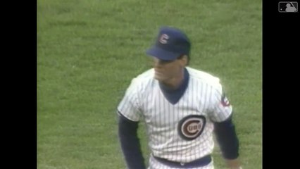 Ryne Sandberg (CHC) makes a tremendous diving catch, robs Roberto Alomar of a hit (4/28/89)
