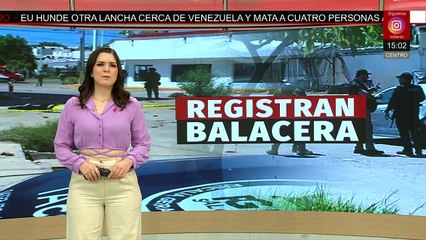 Se reporta una balacera en Culiacán; el saldo es de una persona muerta y tres heridos