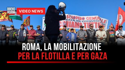 Roma, la mobilitazione per la Flotilla e per Gaza