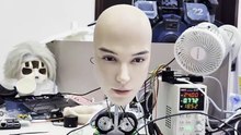 Cabeza robótica con aspecto humano de AheadForm
