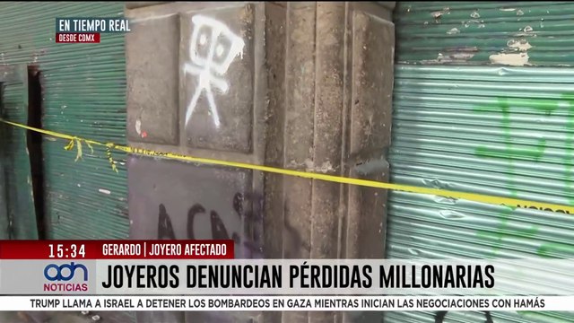Joyeros denuncian afectaciones millonarias tras marcha del 2 de octubre en CDMX