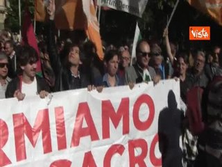 Corteo pro Gaza a Roma, Elly Schlein grida "Free free Palestine" nel corteo
