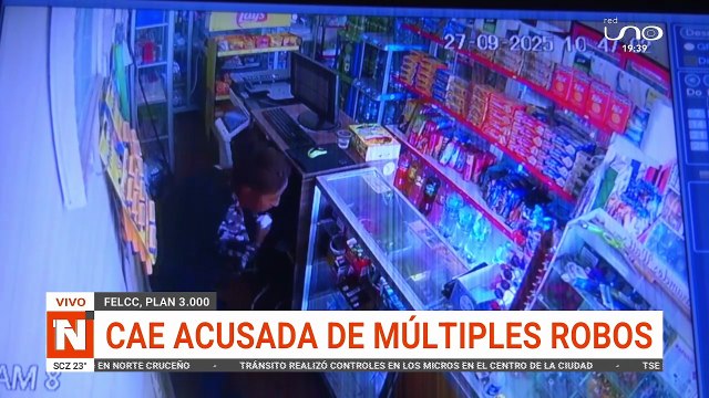 ROBÓ TARJETAS VALUADAS EN BS 15 MIL