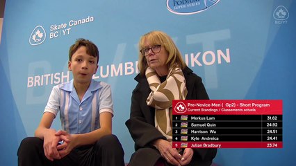 Pre-Novice Men Short Program Group 2 Rink 3 - 2025 BC/YT Section Super Series Autumn Leaves