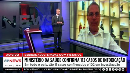“Metanol é um produto altamente tóxico”, alerta infectologista após casos bebidas adulteradas