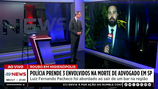 Caso Pacheco: polícia prende suspeitos envolvidos na morte de advogado em SP