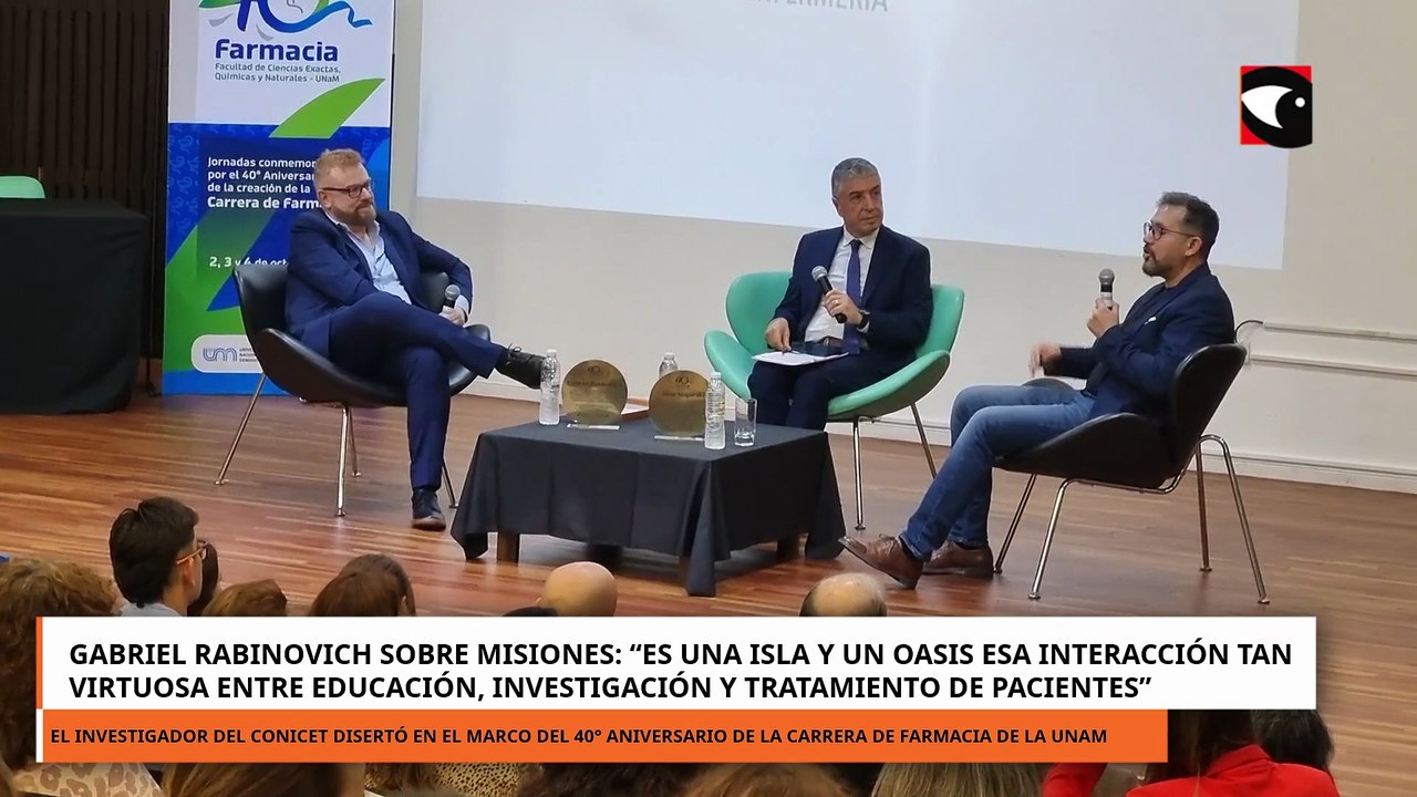 “Rabinovich visitó Misiones por los 40 años de...