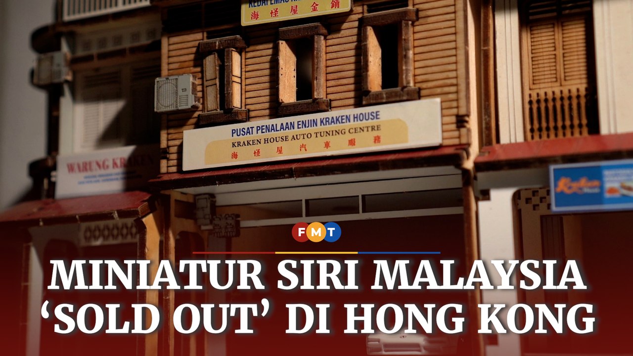 Terselit di celah jenama besar China, miniatur warisan Malaysia tetap 'sold out' di Hong Kong