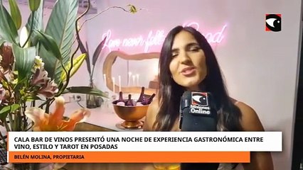 Cala Bar de Vinos presentó una noche de experiencia gastronómica entre vino, estilo y tarot en Posadas