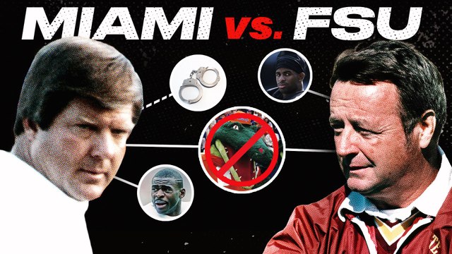 Florida State and Miami's beef got mascots handcuffed and decided national champions