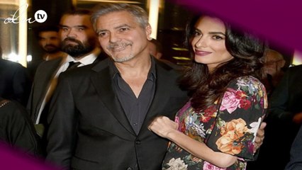 أمل علم الدين تنشر أوّل صورة لحملها برفقة زوجها جورج كلوني